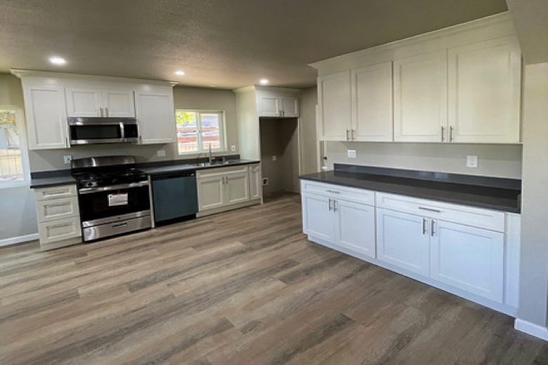 kitchen remodel by creative property renewal - wood floors - lightbox