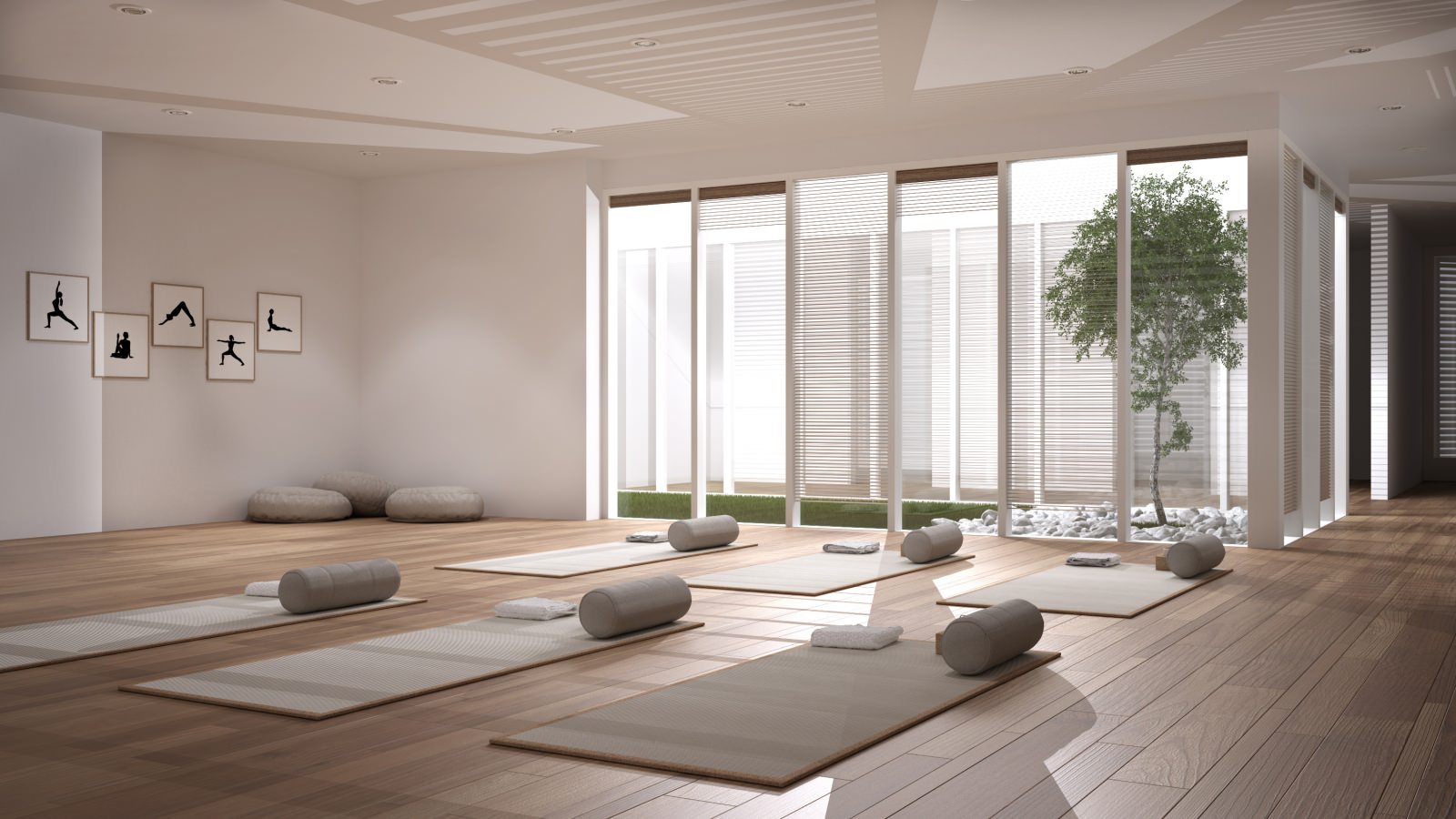 newly updated yoga studio