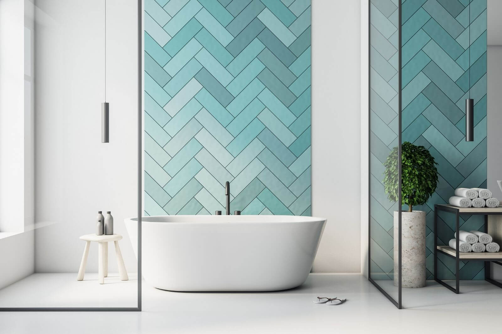 A rendering of a bathroom renovation in Stockton, CA