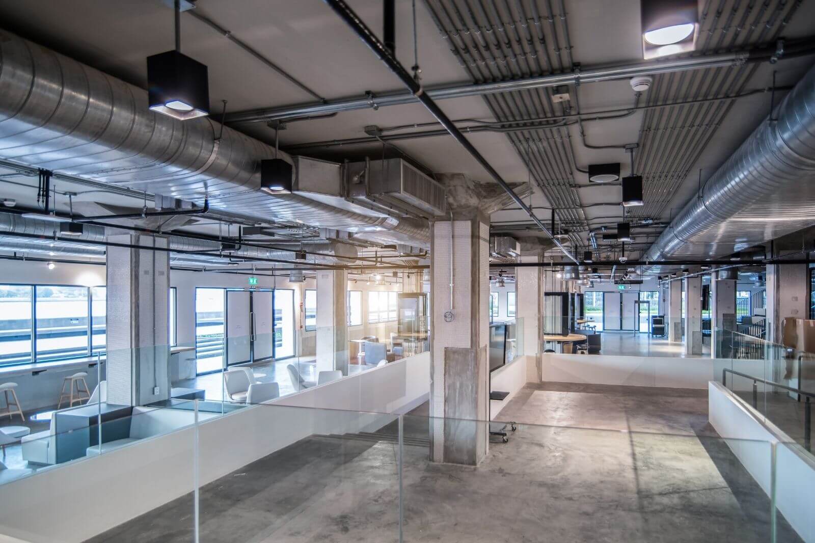 An unfinshed commercial renovation in Stockton, CA